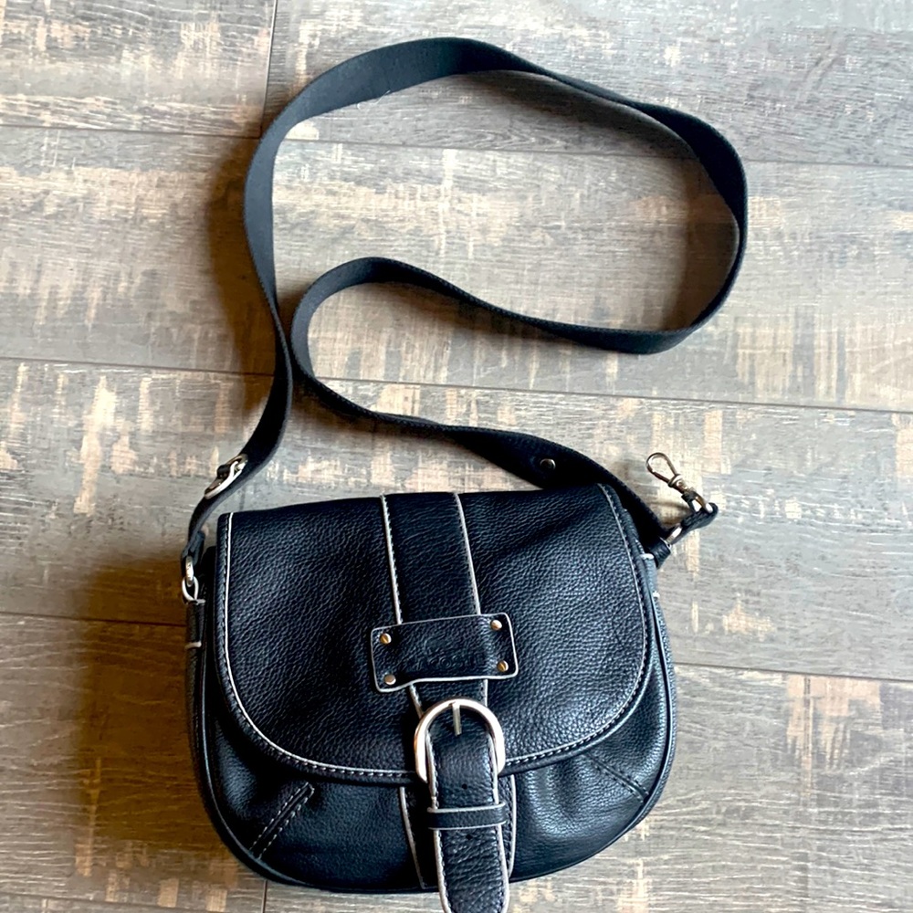 Lacoste leather crossbody bag